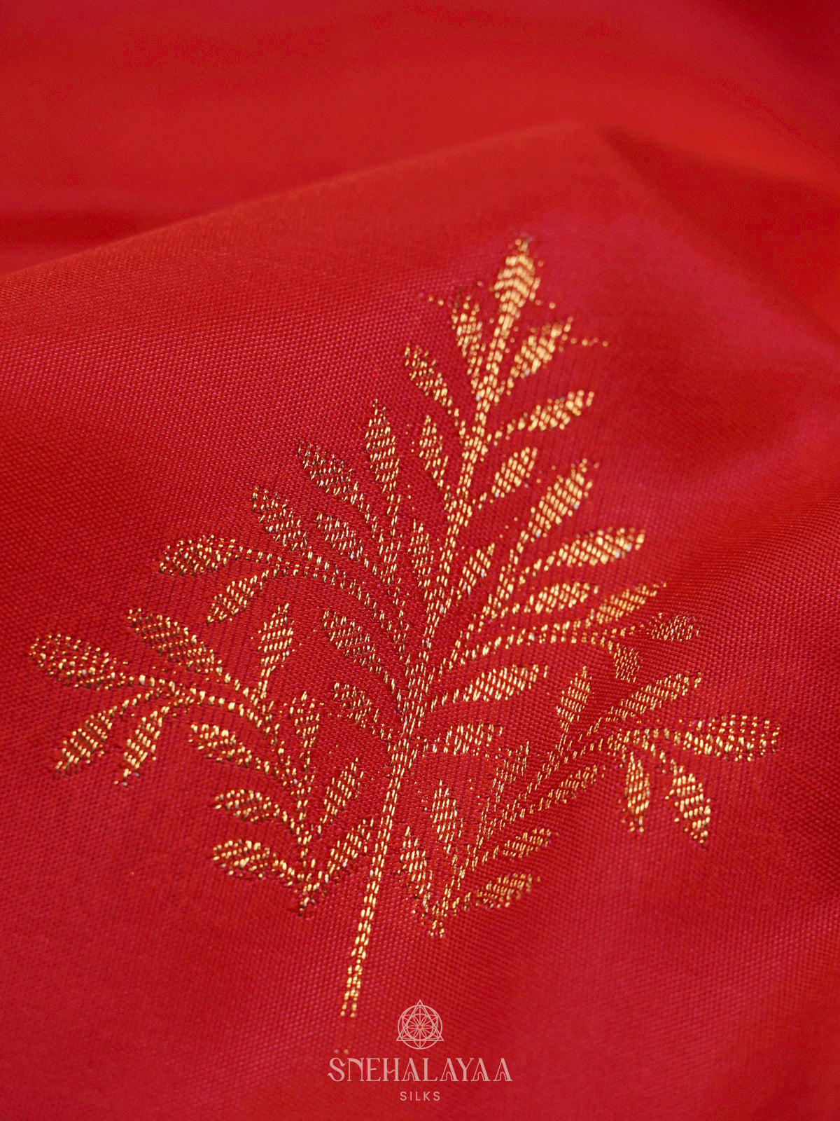 Red Art Silk Saree