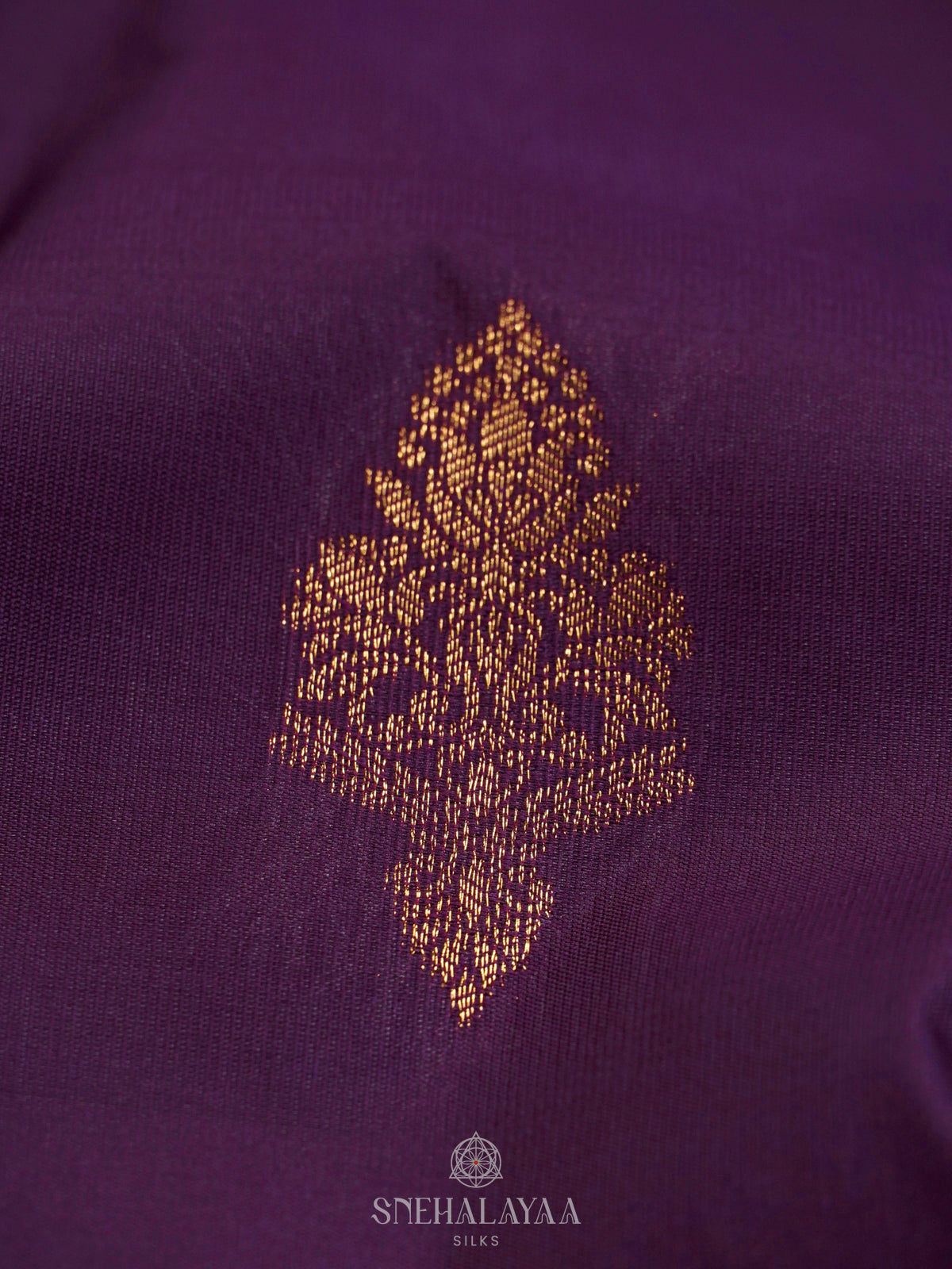 Purple Art Silk Saree