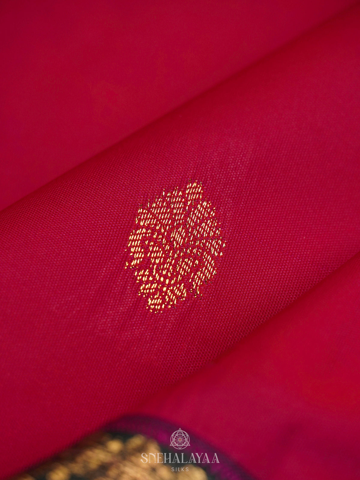 Pink Art Silk Saree