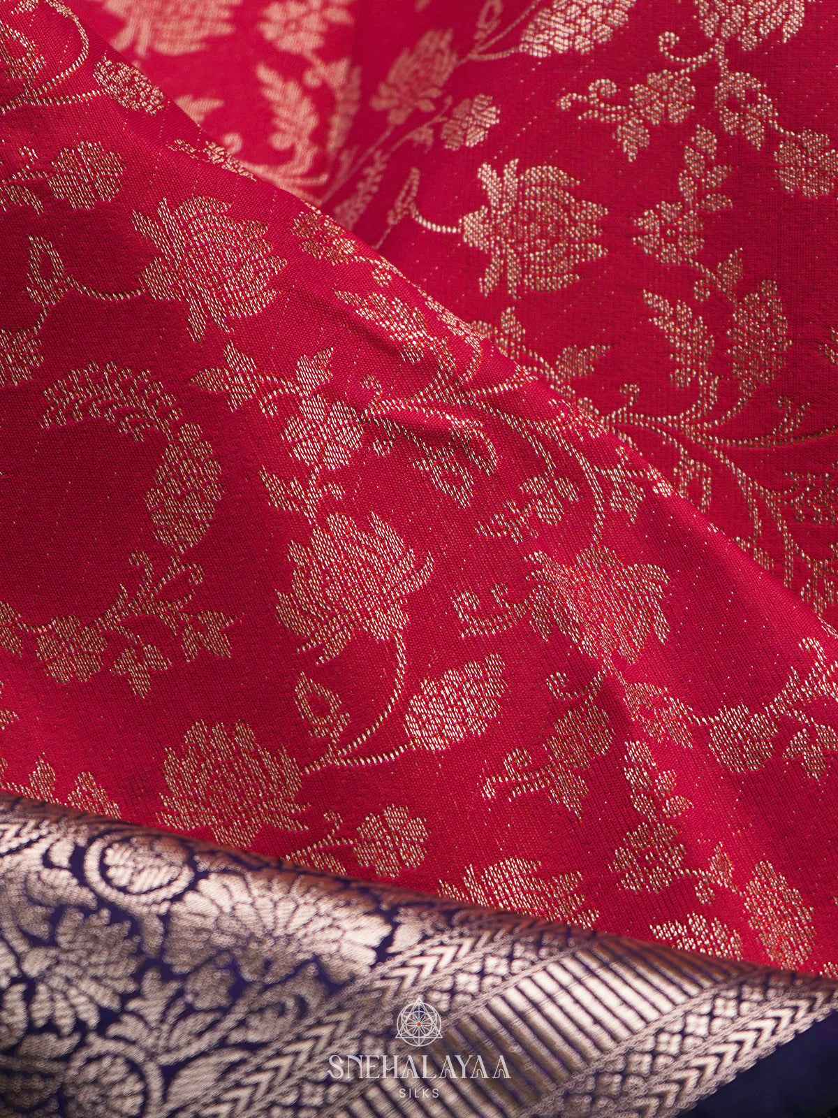 Pink Art Silk Saree