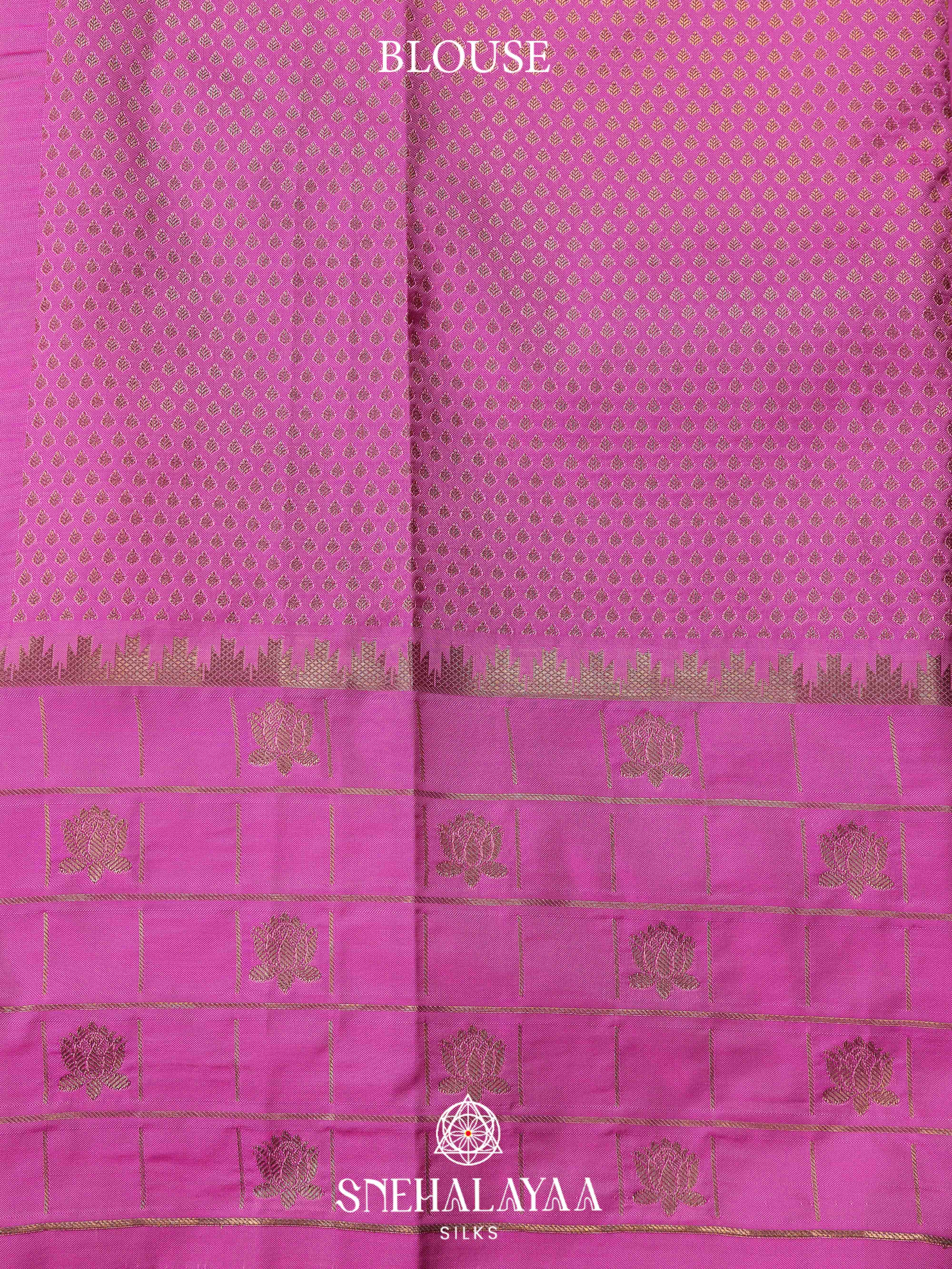 Pink Art Silk Saree
