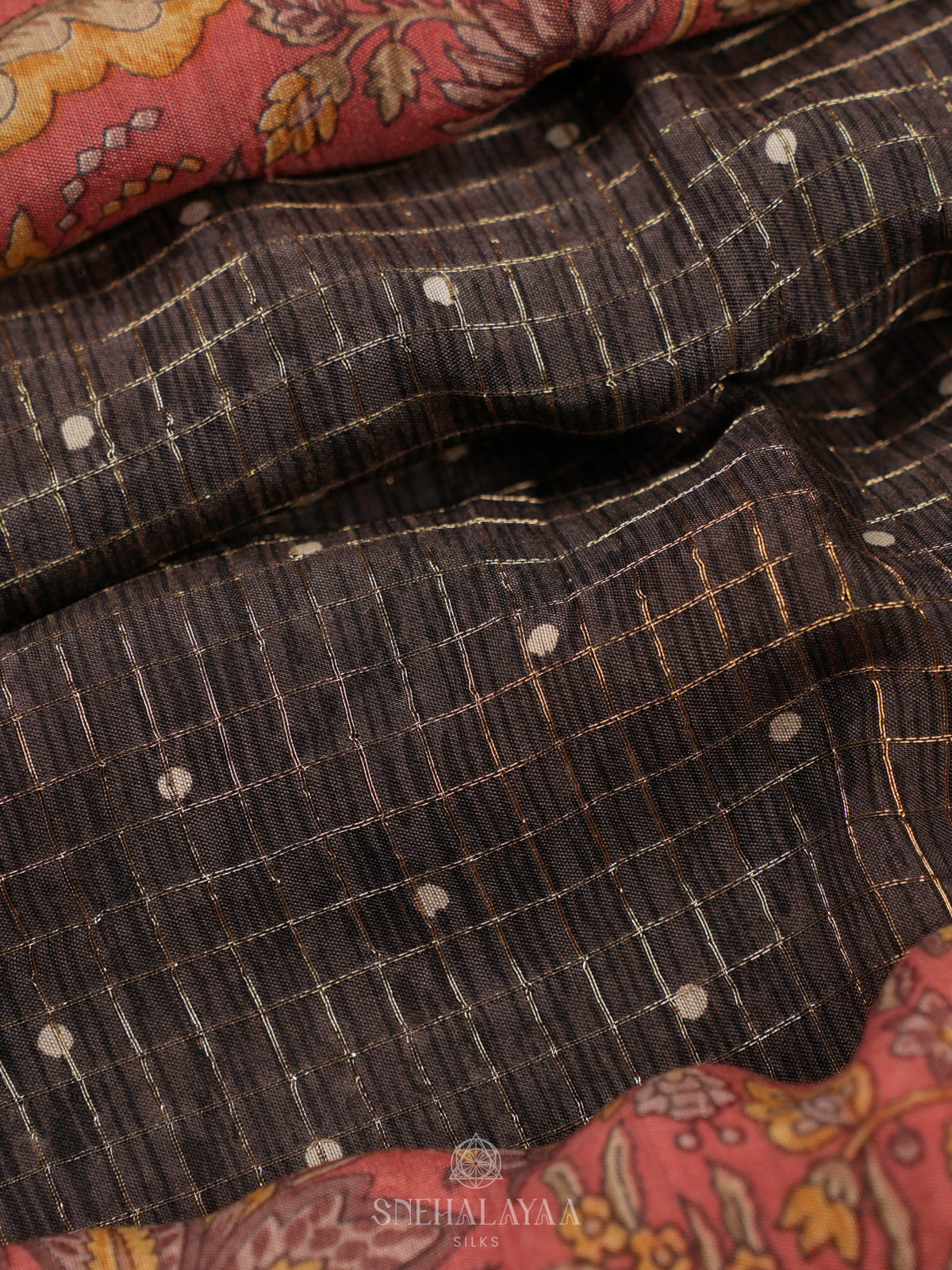 Berown Chanderi Saree