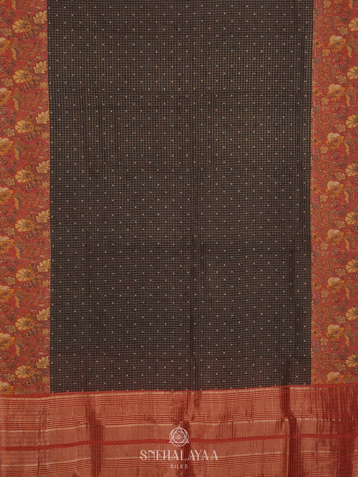 Berown Chanderi Saree