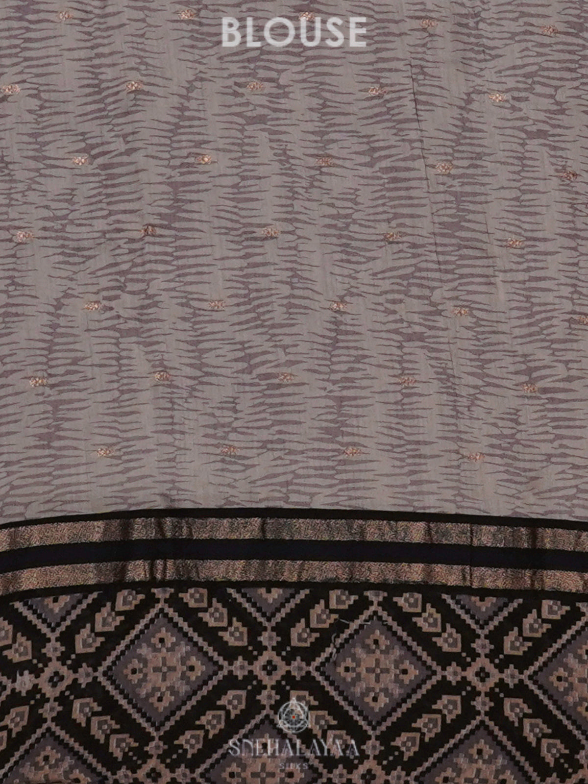 Grey Chanderi Saree