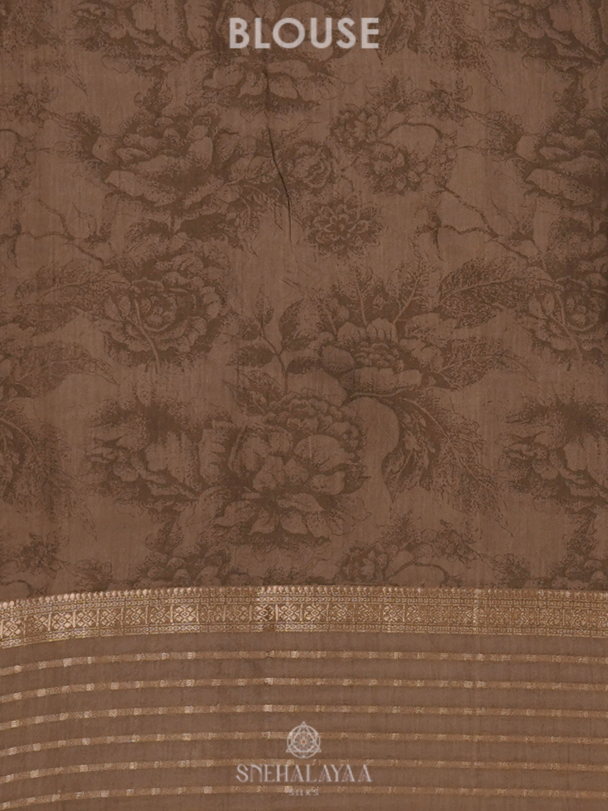 Peach Chanderi Saree