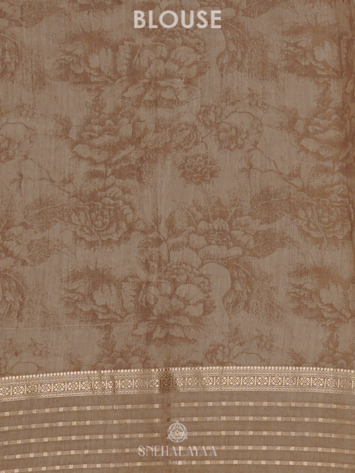 Olive Green Chanderi Saree