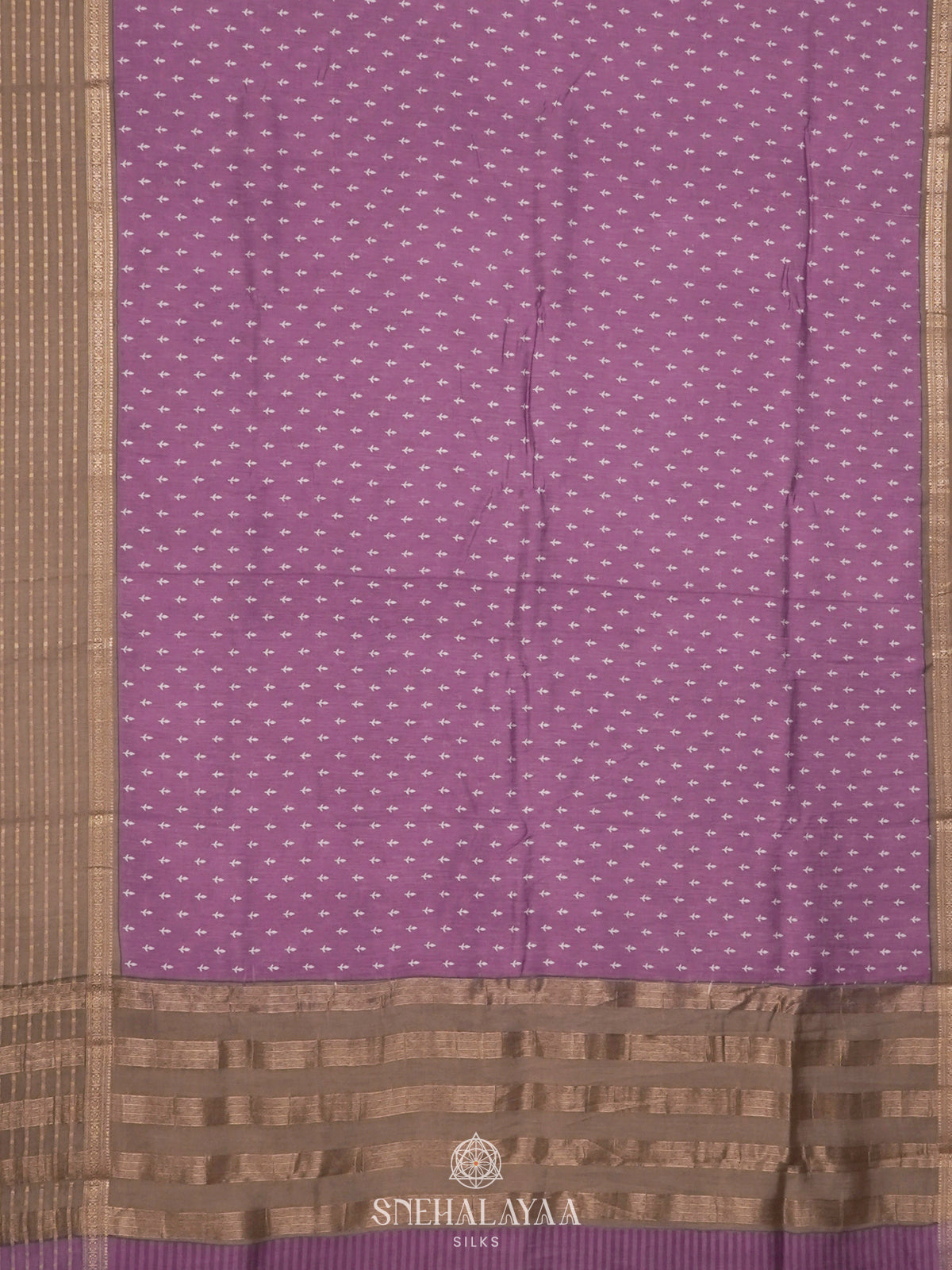 Purple Chanderi Saree