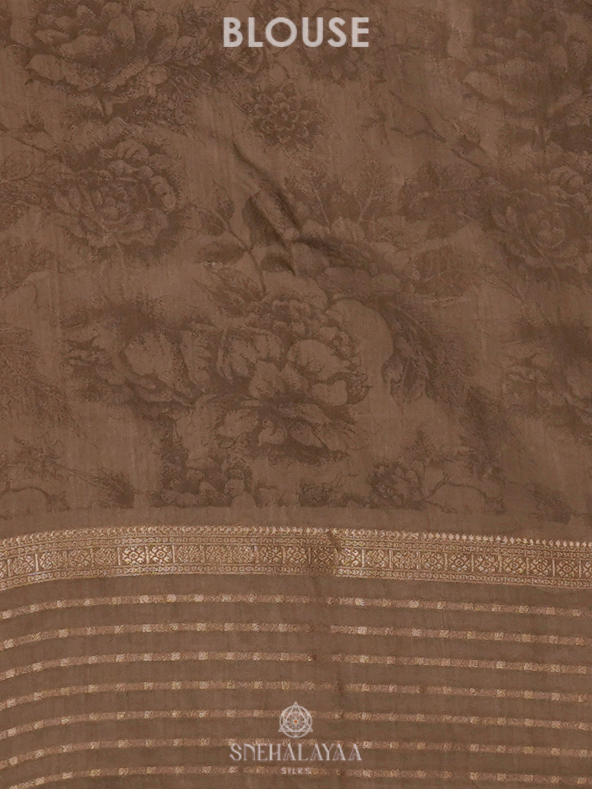 Peach Chanderi Saree