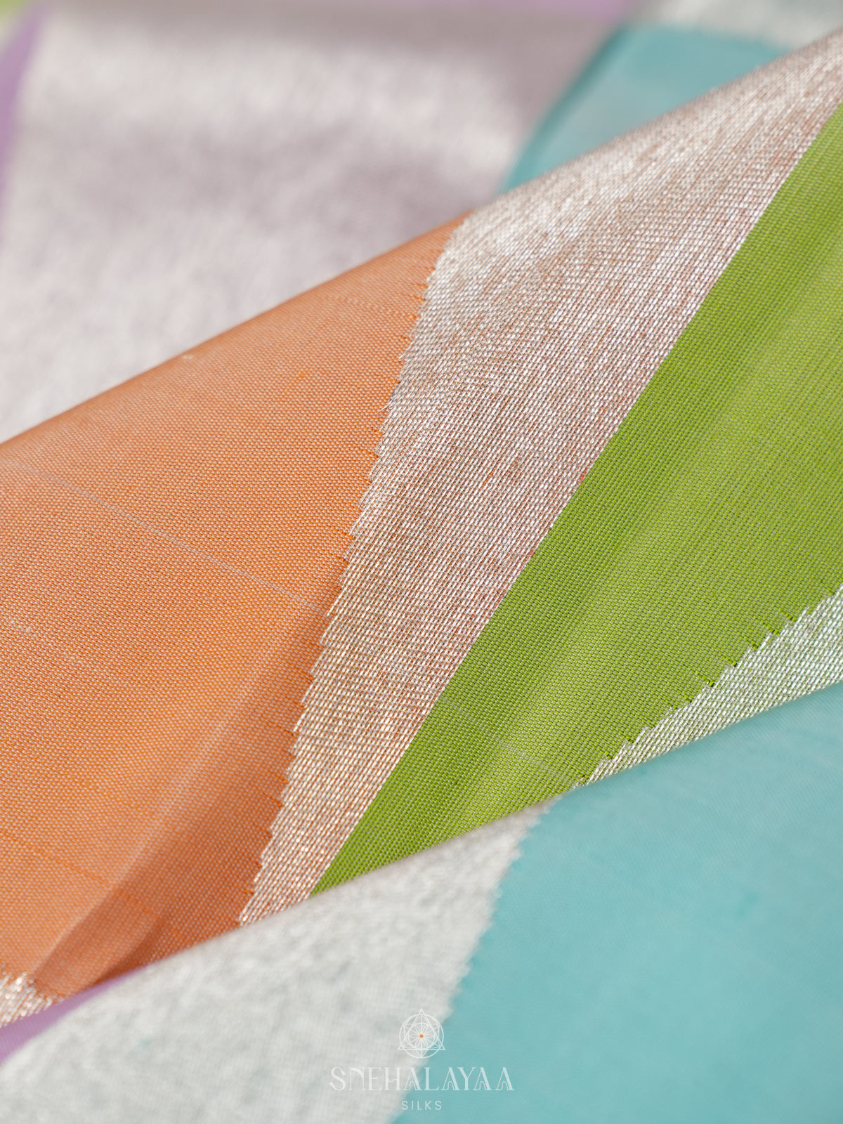Multicolour Kanjivaram Silk Saree
