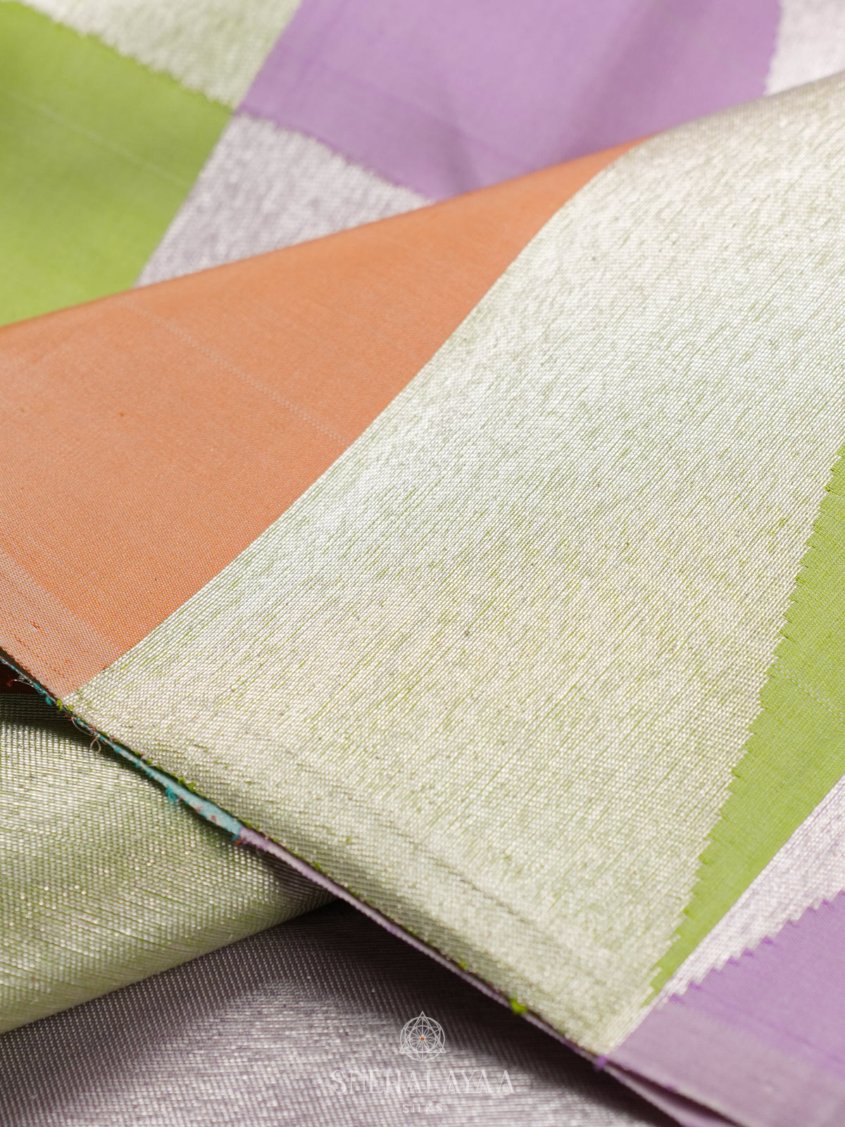 Multicolour Kanjivaram Silk Saree