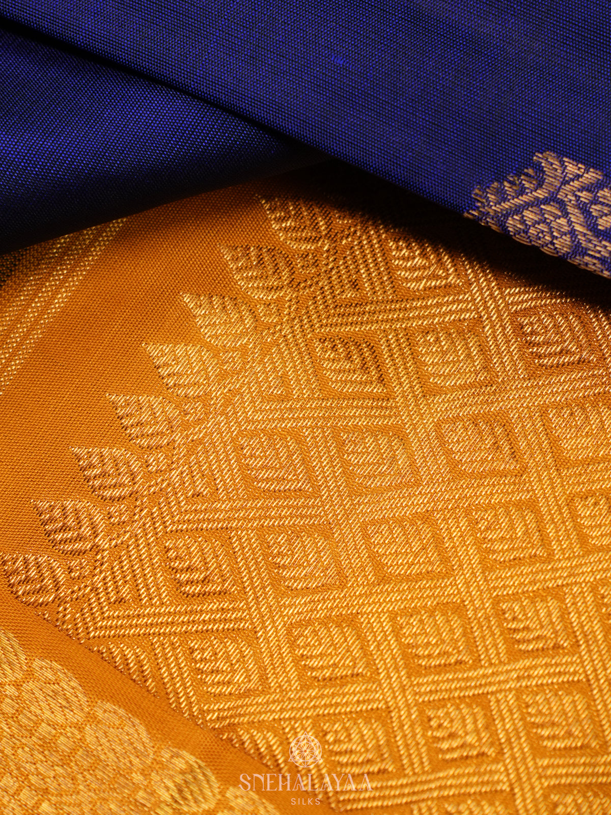 Royal Blue Kanjivaram Silk Saree