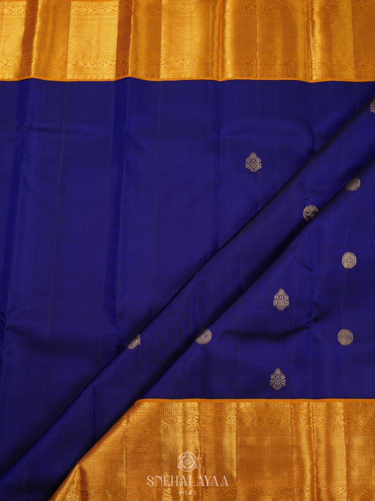 Royal Blue Kanjivaram Silk Saree