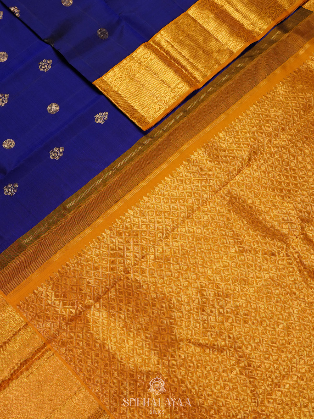 Royal Blue Kanjivaram Silk Saree