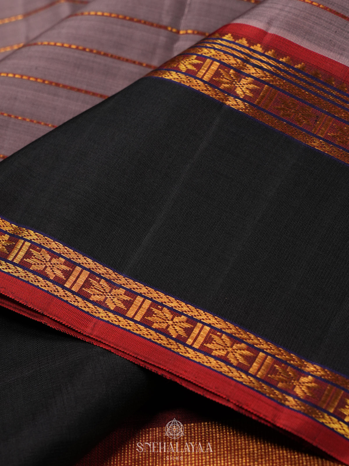 Grey Kanjivaram Silk Saree