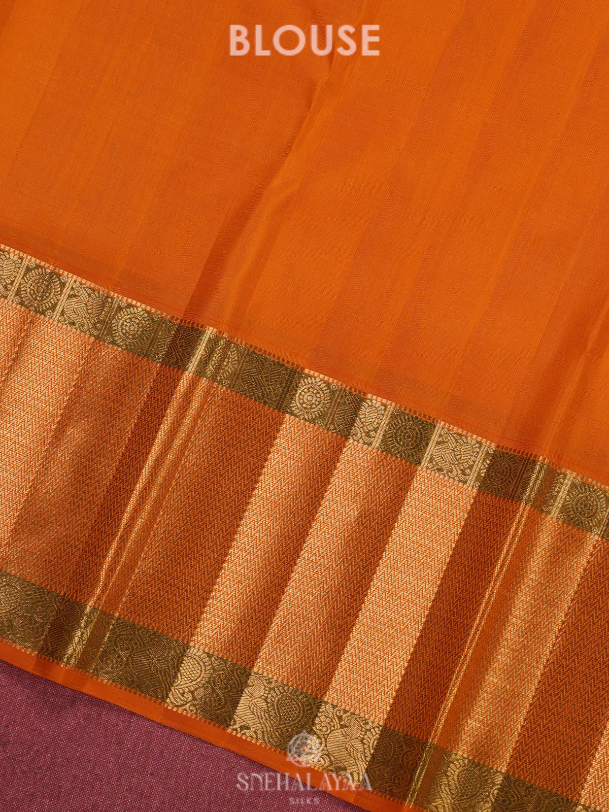 Mango Yellow Kanjivaram Silk Saree
