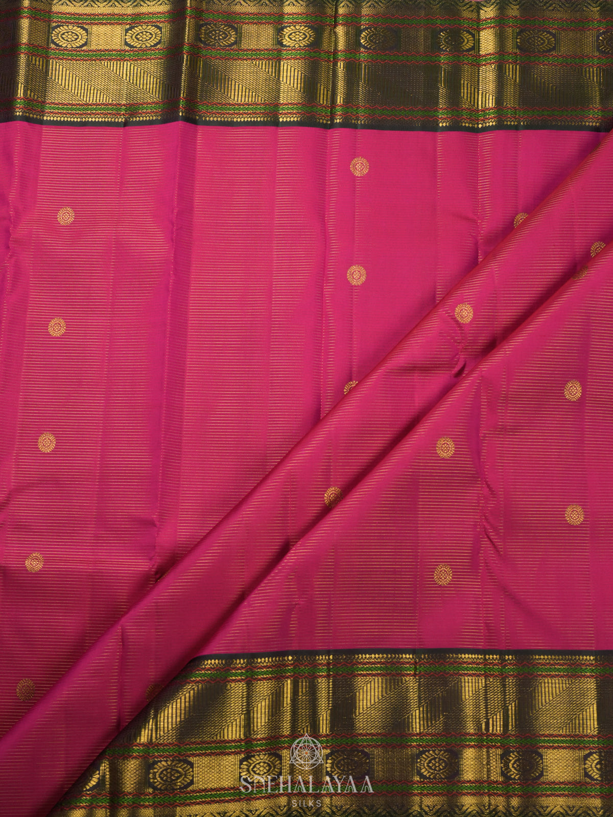 Pink Kanjivaram Silk Saree