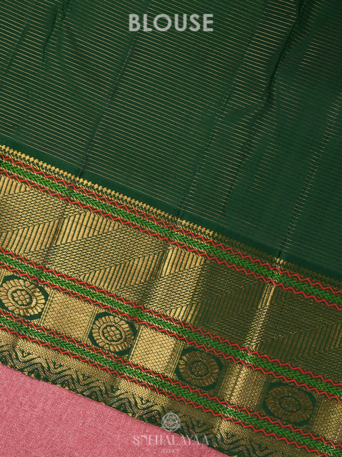 Pink Kanjivaram Silk Saree