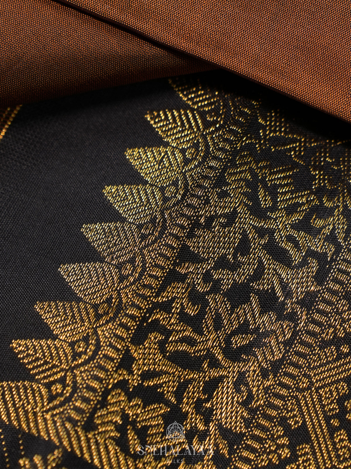 Brown Kanjivaram Silk Saree