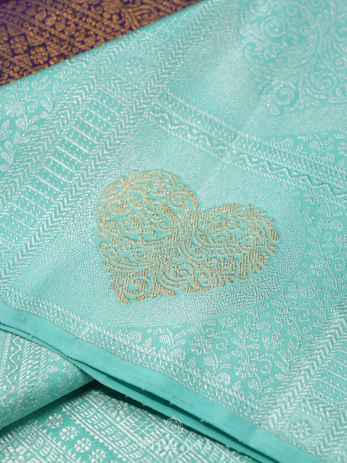 Purple Kanjivaram Silk Saree