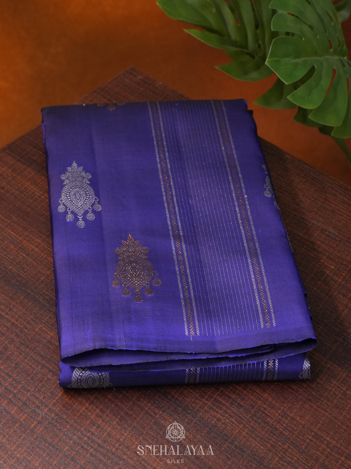 Royal Blue Kanjivaram Silk Saree