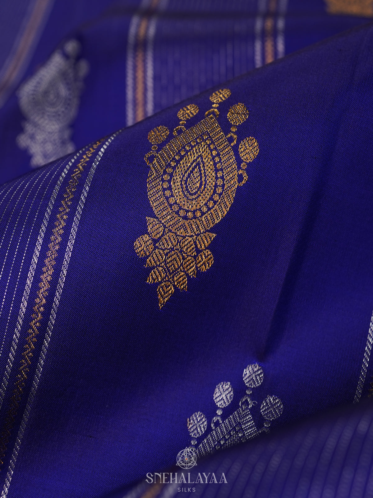 Royal Blue Kanjivaram Silk Saree