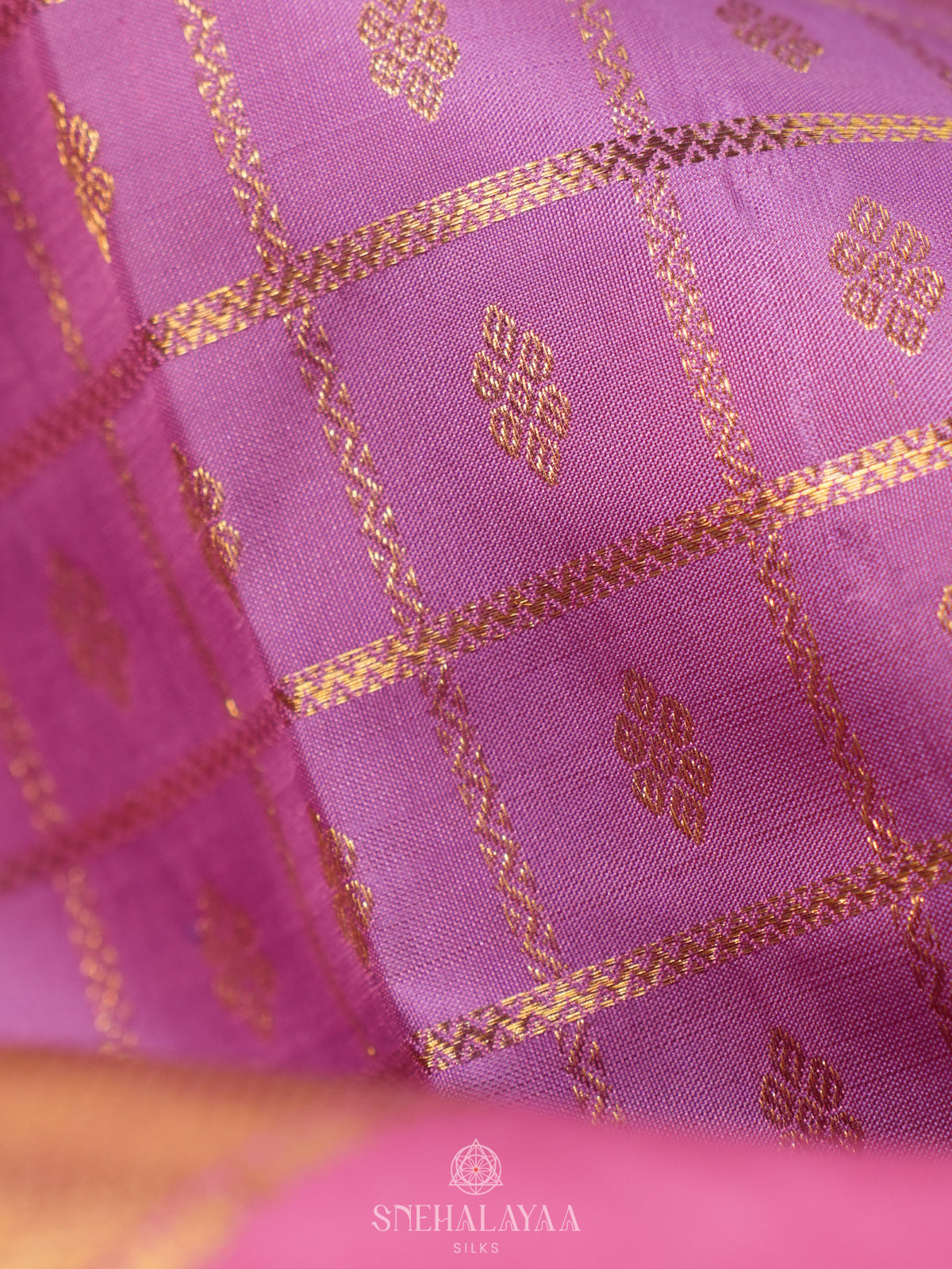 Pink Kanjivaram Silk Saree