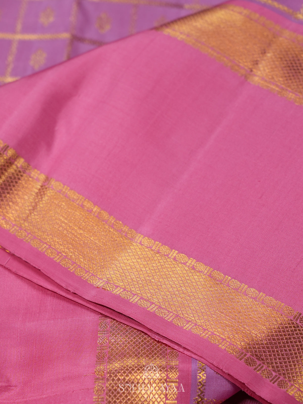 Pink Kanjivaram Silk Saree