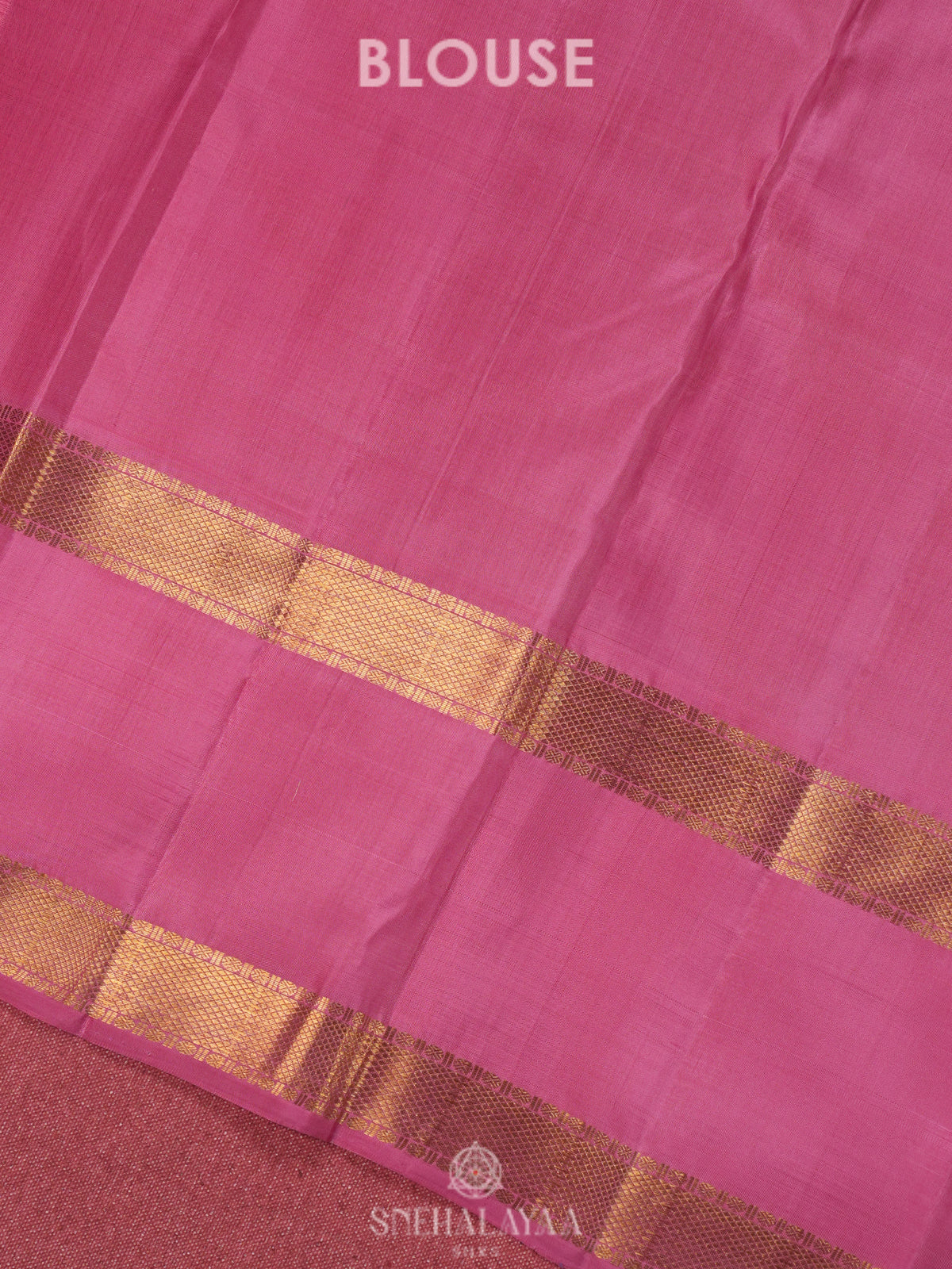 Pink Kanjivaram Silk Saree