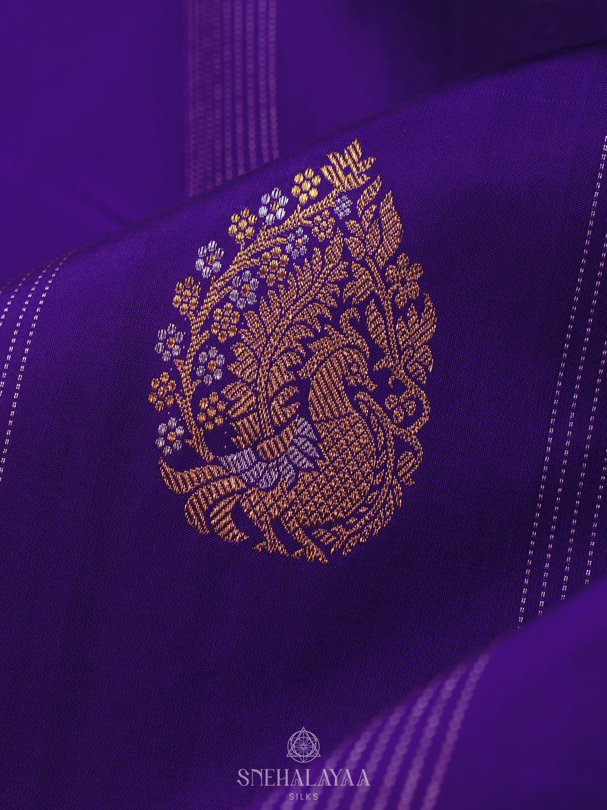 Royal Blue Kanjivaram Silk Saree