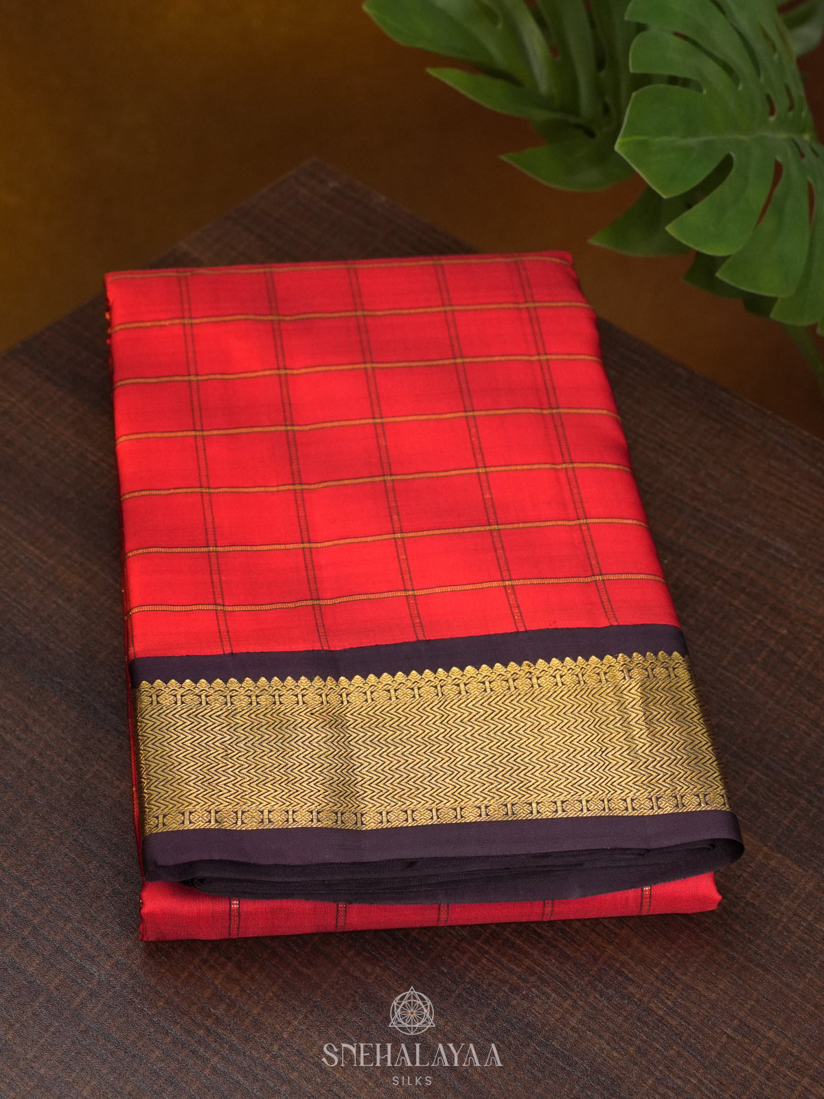 Red Kanjivaram Silk Saree
