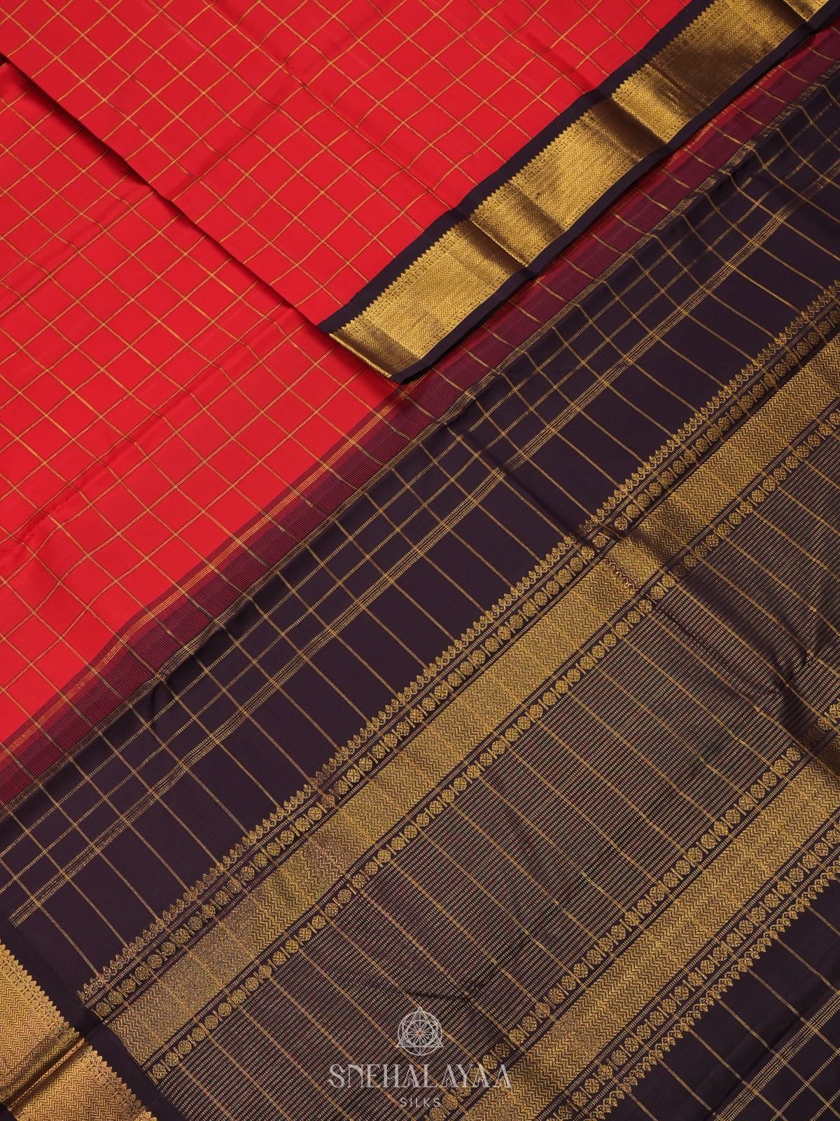 Red Kanjivaram Silk Saree