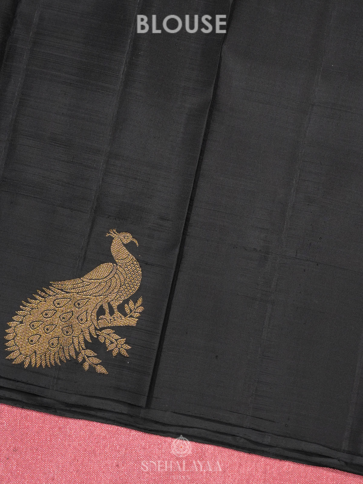 Black Kanjivaram Silk Saree