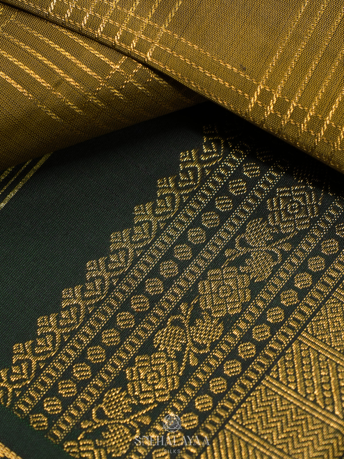 Mustard Kanjivaram Silk Saree