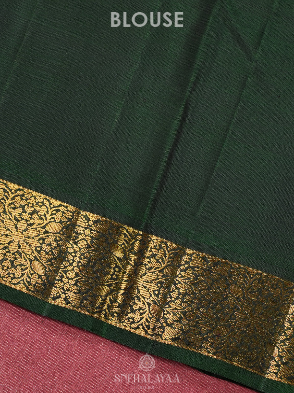 Mustard Kanjivaram Silk Saree