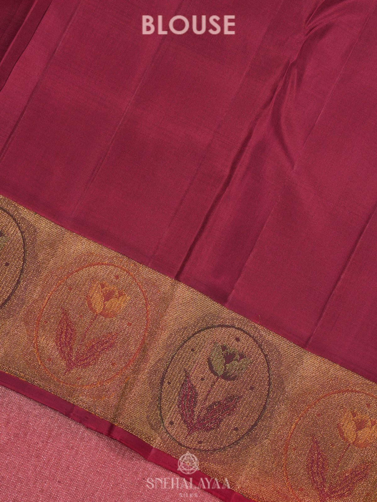 Off White Kanjivaram Silk Saree