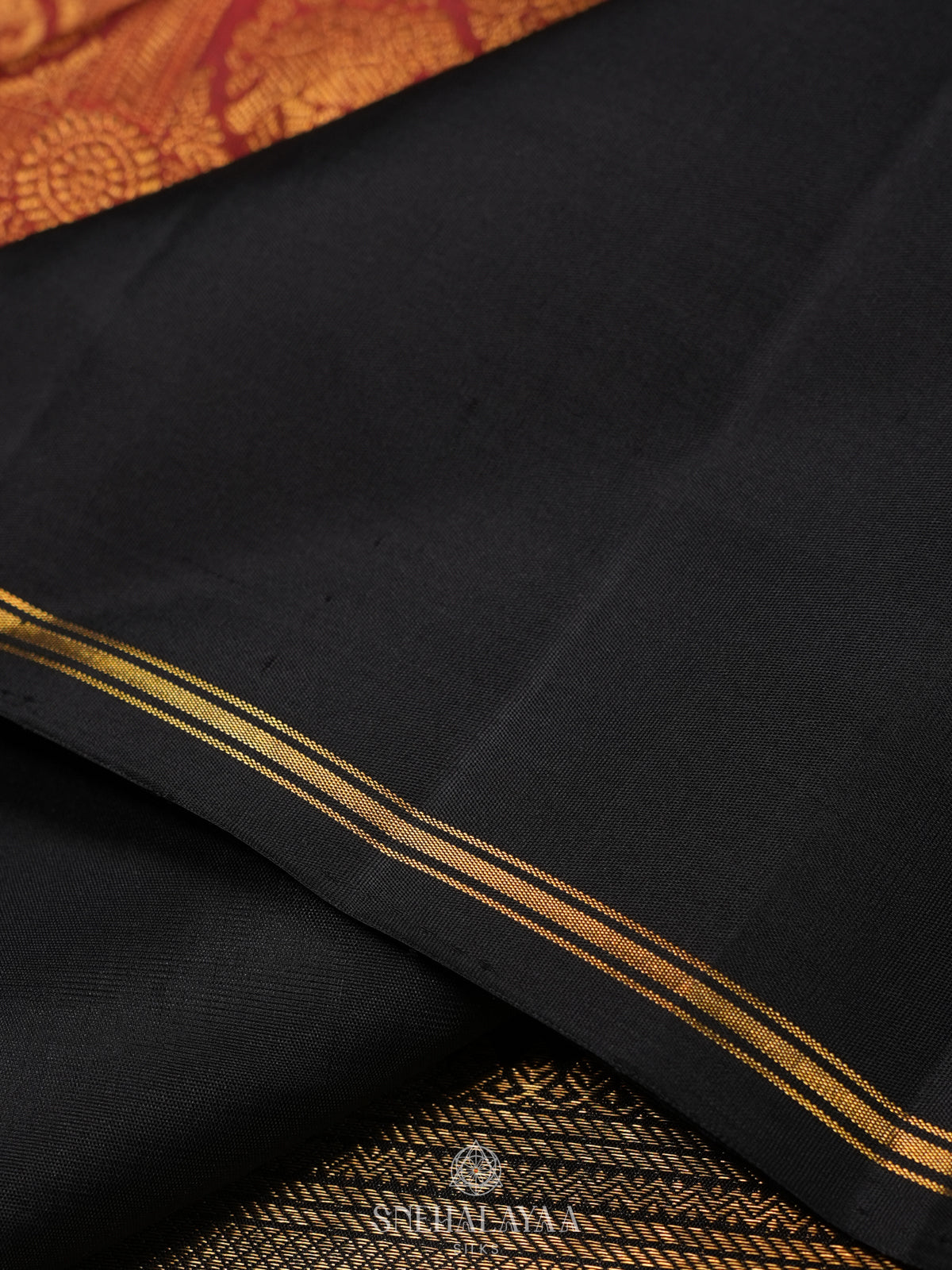 Orange Kanjivaram Silk Saree