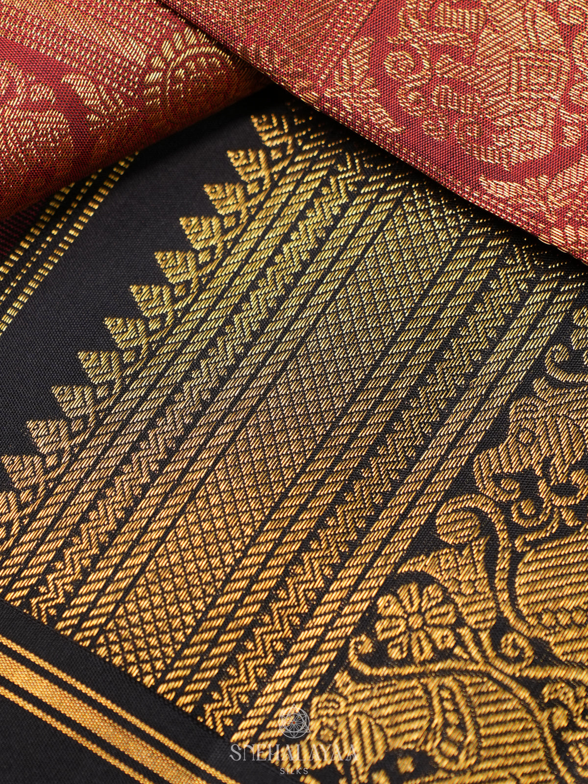 Orange Kanjivaram Silk Saree