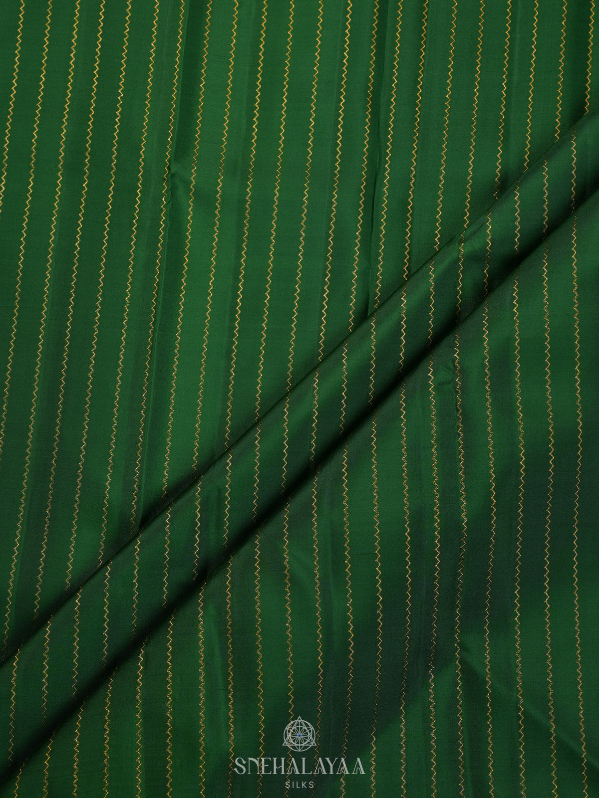 Emerald Green Kanjivaram Silk Saree