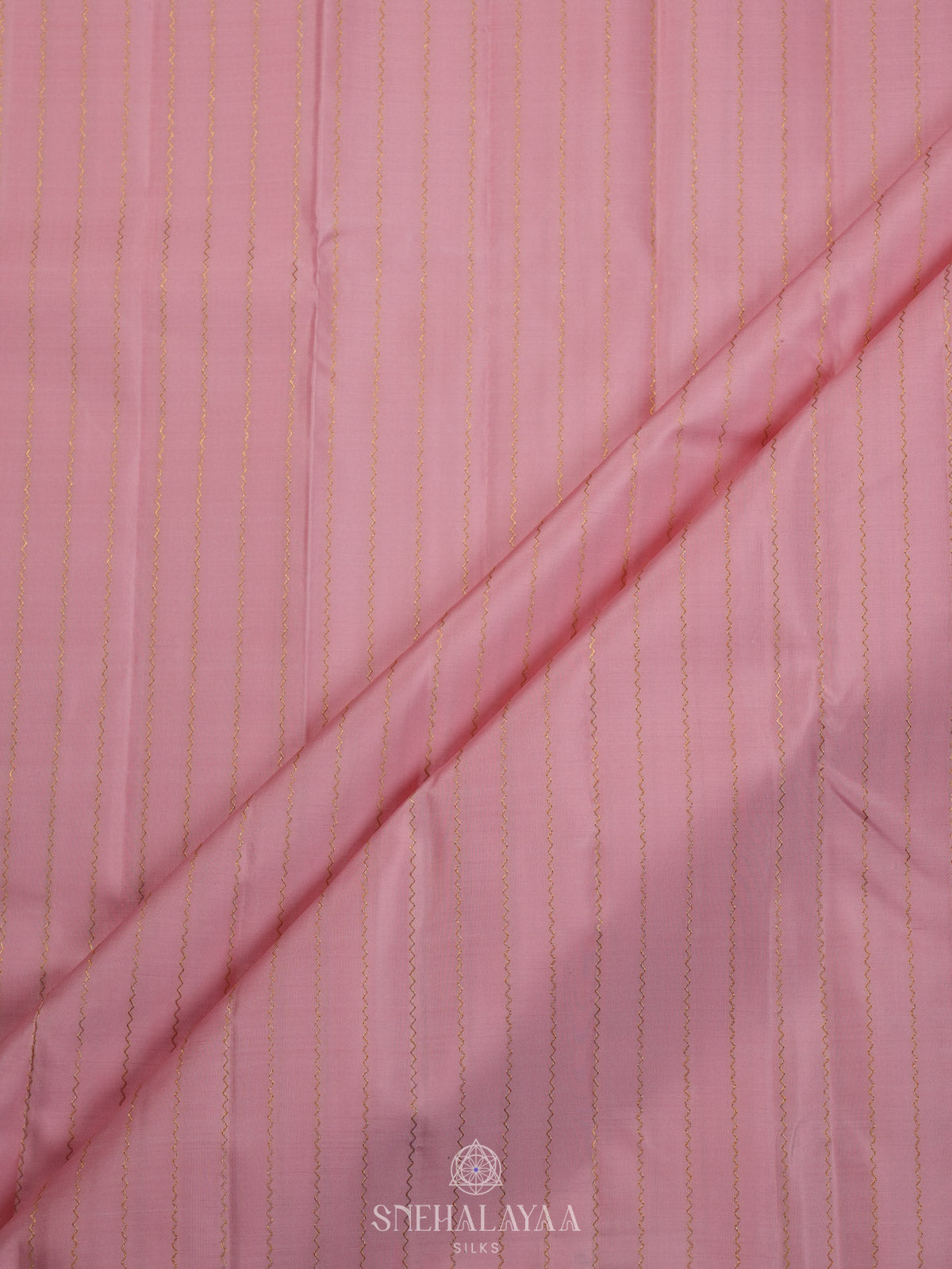 Baby Pink Kanjivaram Silk Saree