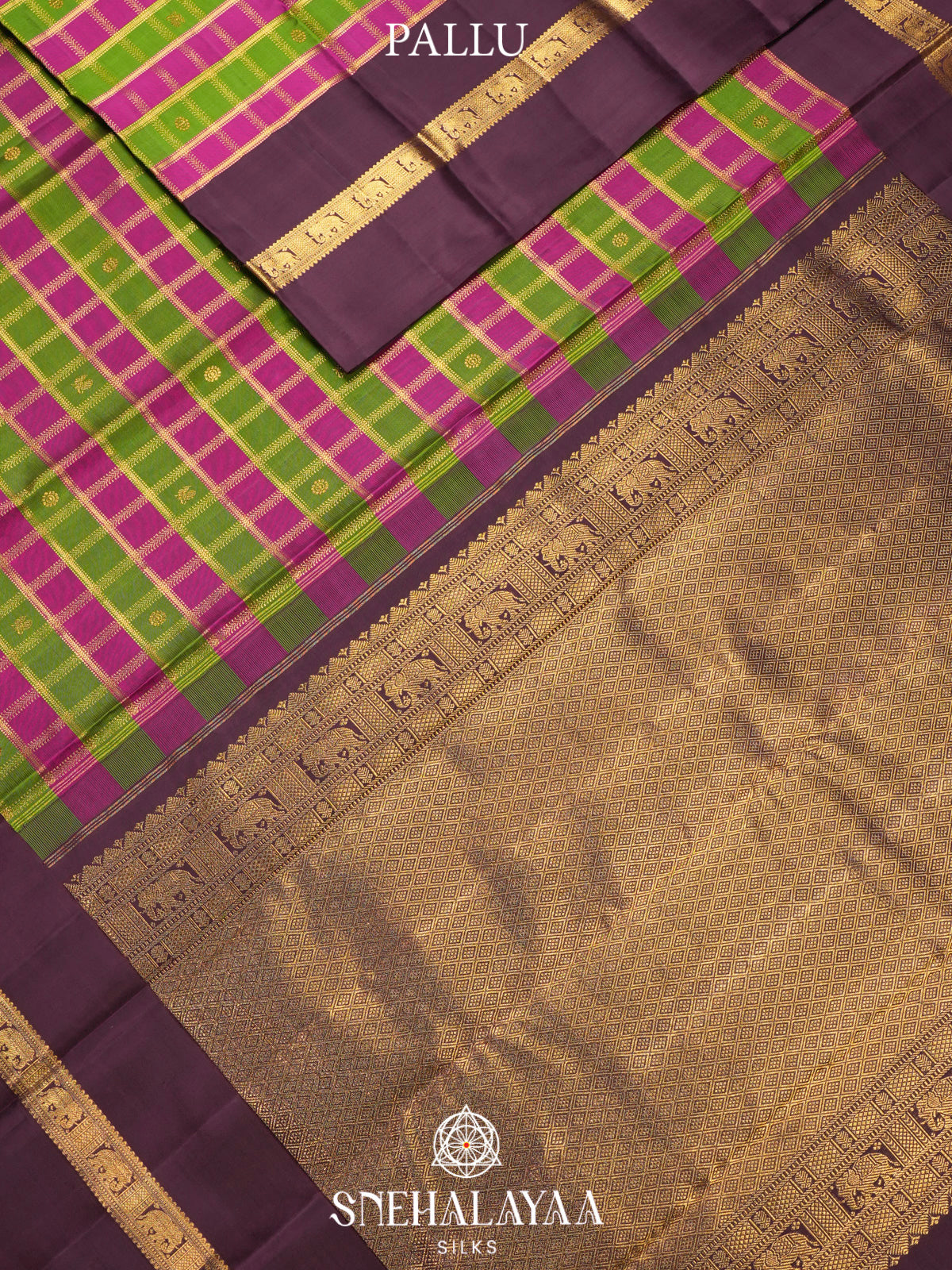 Green  Kanjivaram Silk Saree