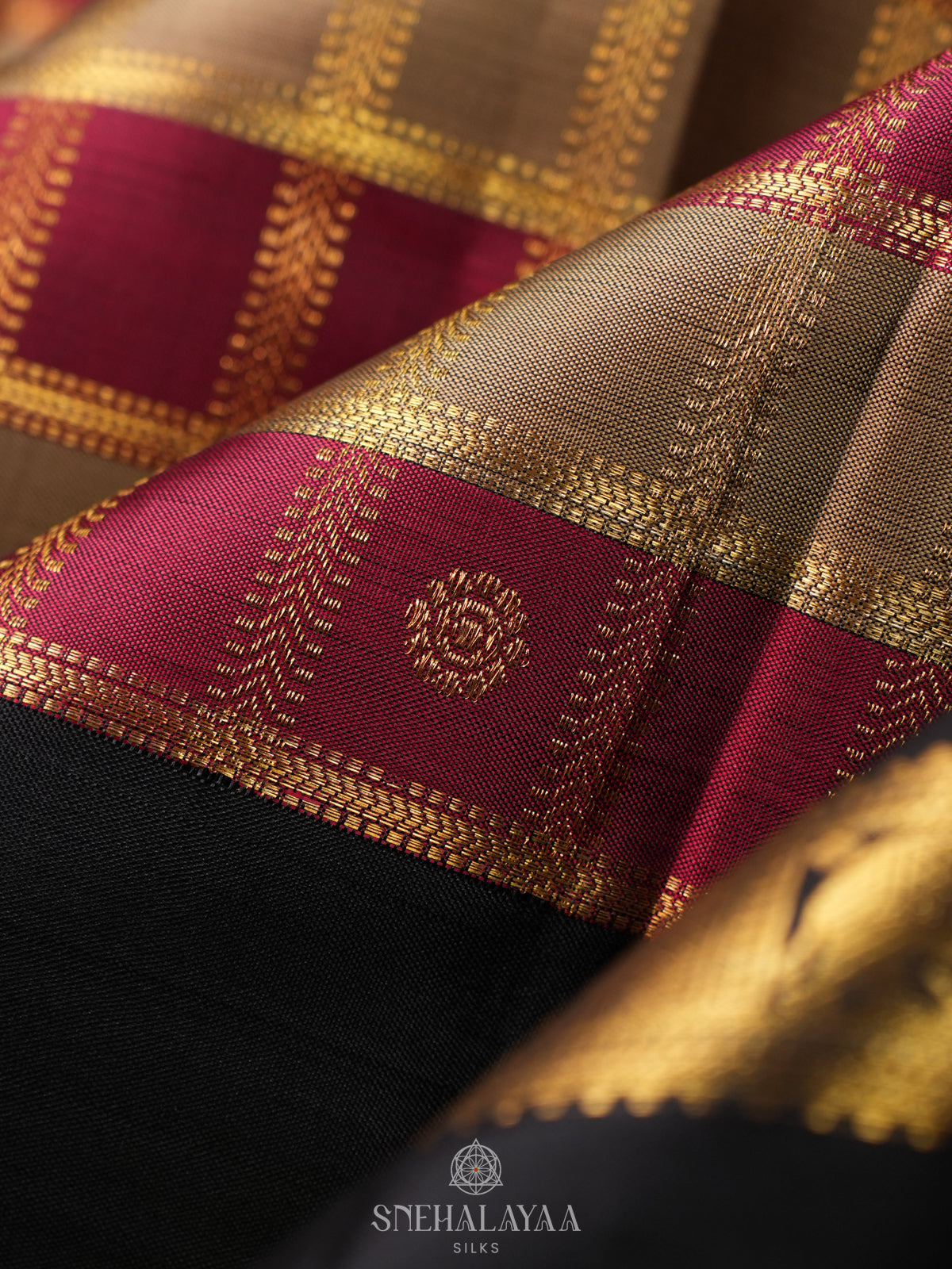Magenta Kanjivaram Silk Saree