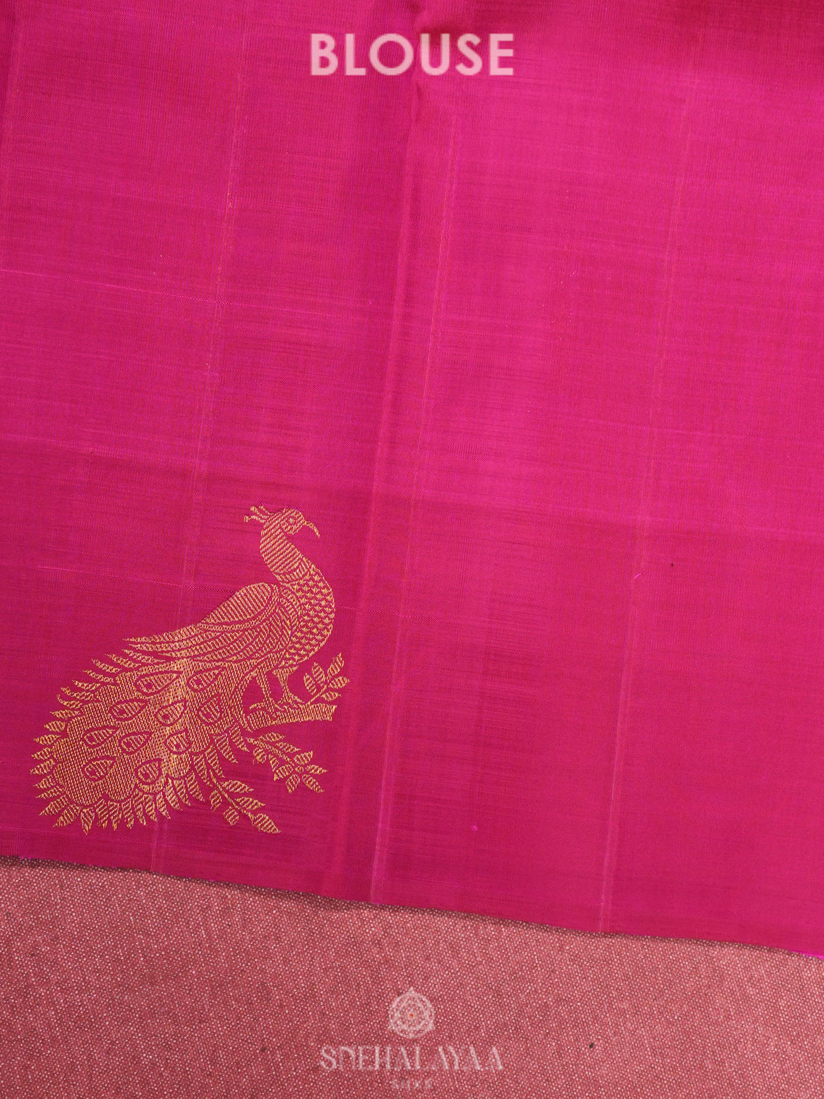Magenta Kanjivaram Silk Saree