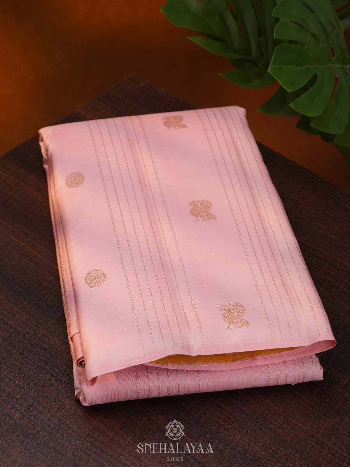 Pink Kanjivaram Silk Saree