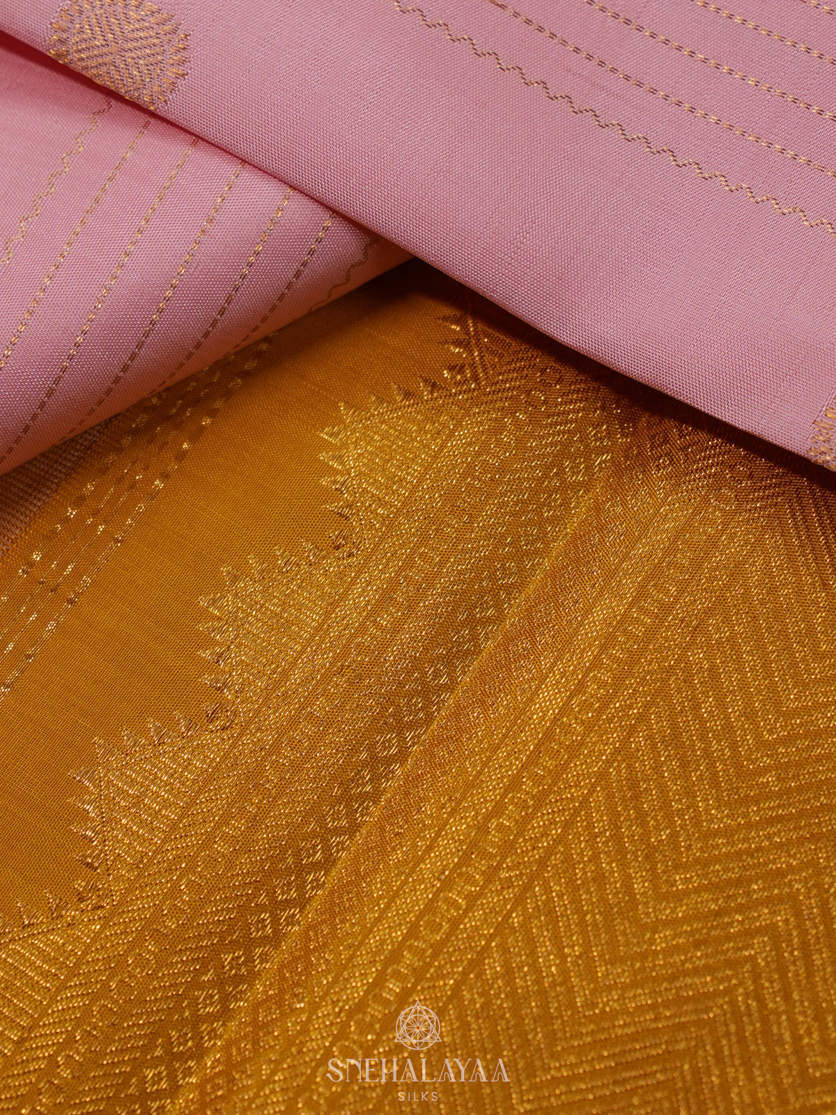 Pink Kanjivaram Silk Saree