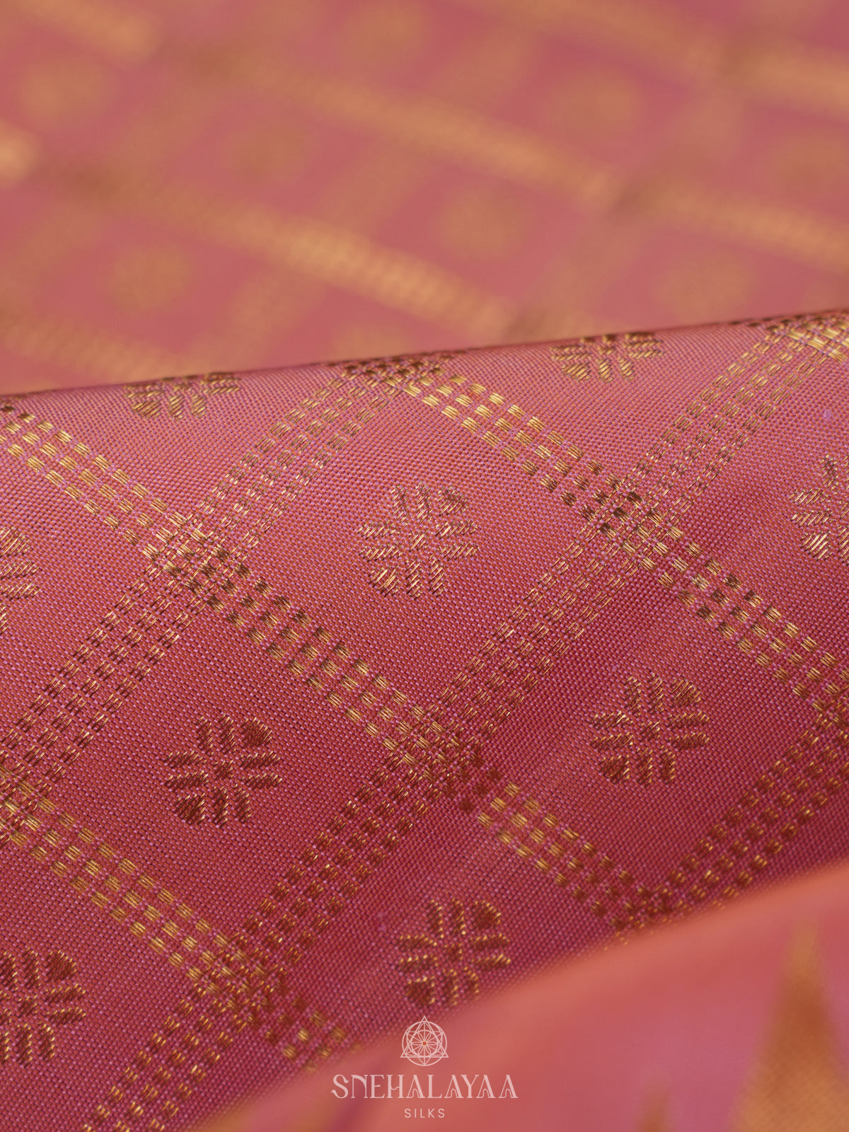 Pink Kanjivaram Silk Saree