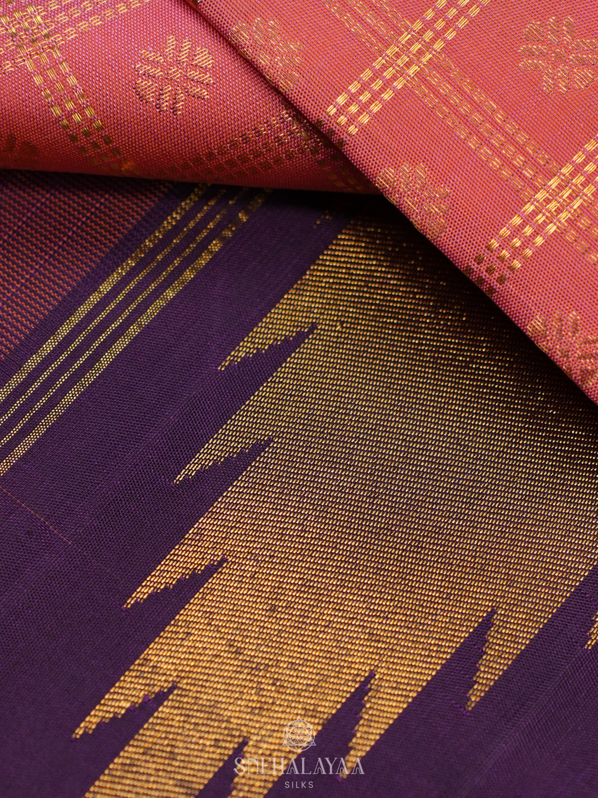 Pink Kanjivaram Silk Saree