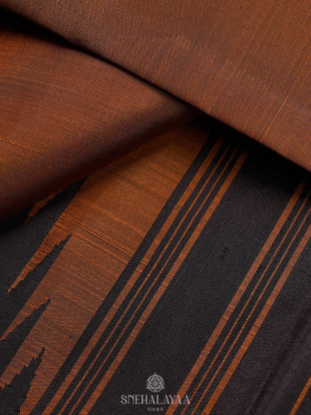 Brown Kanjivaram Silk Saree
