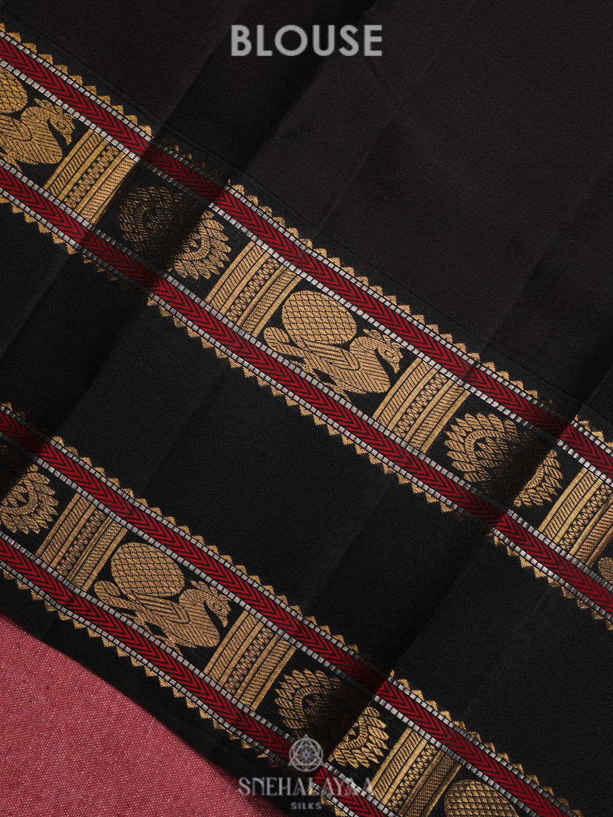 Cream Kanjivaram Silk Saree