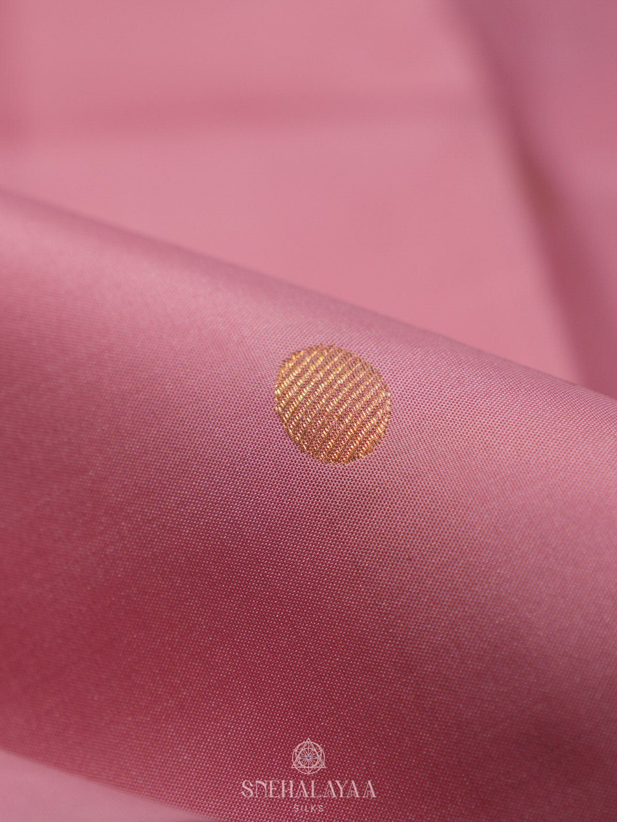 Baby Pink Kanjivaram Silk Saree