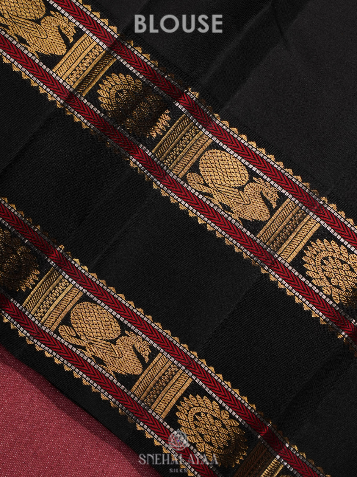 Baby Pink Kanjivaram Silk Saree